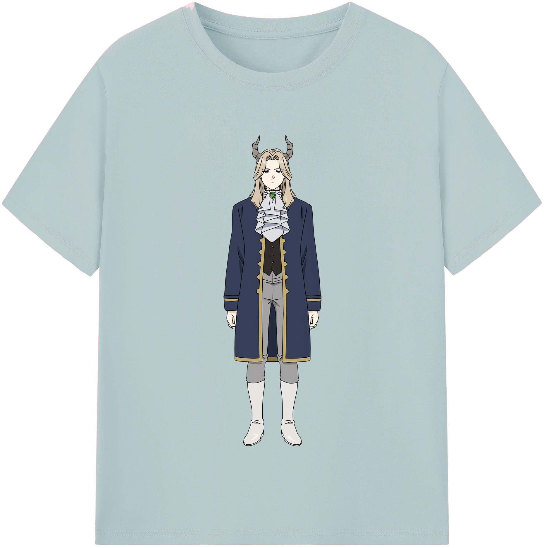 （画像用） 葬送のフリーレン Frieren 綿100％半袖Tシャツ（フロントプリント）